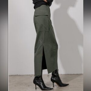 Local European CARGO SKIRT - OLIVE size S, NEW WITH TAGS